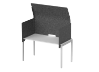 Кабина с высоким экраном-парусом 155х86х113 (06 Мокрый асфальт)