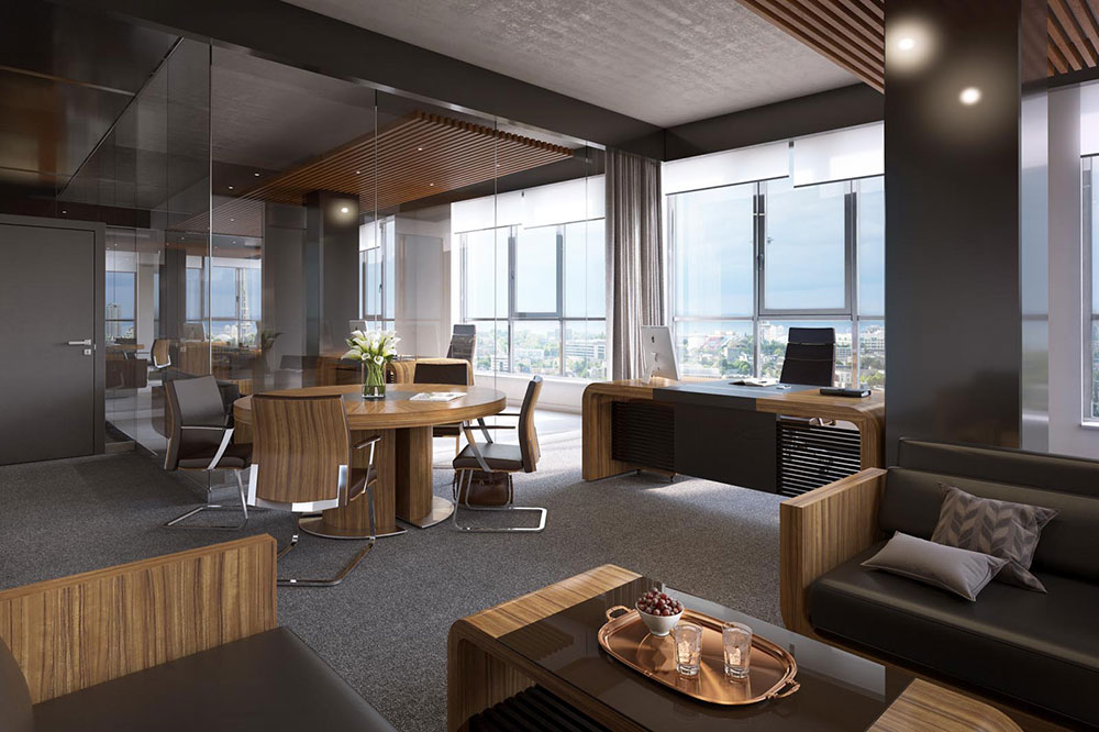 Кабинет руководителя DAO Дуб Белый Кабинет руководителя DAO Дуб Белый