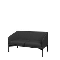 ITA38320001 Ita Двухместный диван 160x78x83 черный