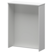 Стойка прямоугольная А-551 Белый 360x960x1220 Ресепшн