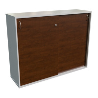 Шкаф-купе с топом и замком Steel 11322 тёмный дуб