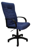 Кресло компьютерное ЯРКРЕСЛА Кр26 ТГ ПЛАСТ К67 (ткань Крафт голубая)