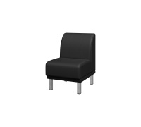 MVK18462 Модуль 1-местный Hol1 Ecotex black