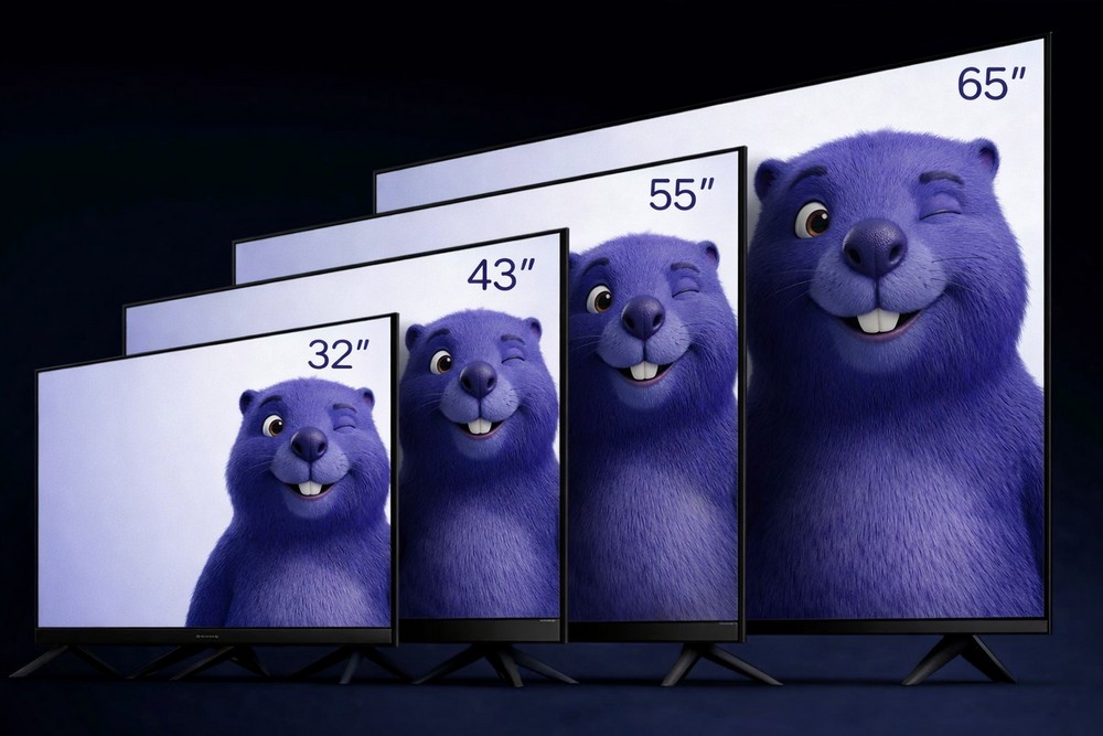 Телевизоры разных диагоналей