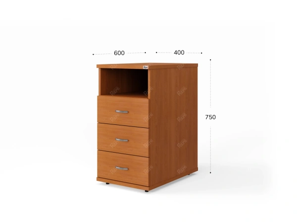 UNITY РТ-6 ВИШНЯ Тумба с ящиками 400x600x750