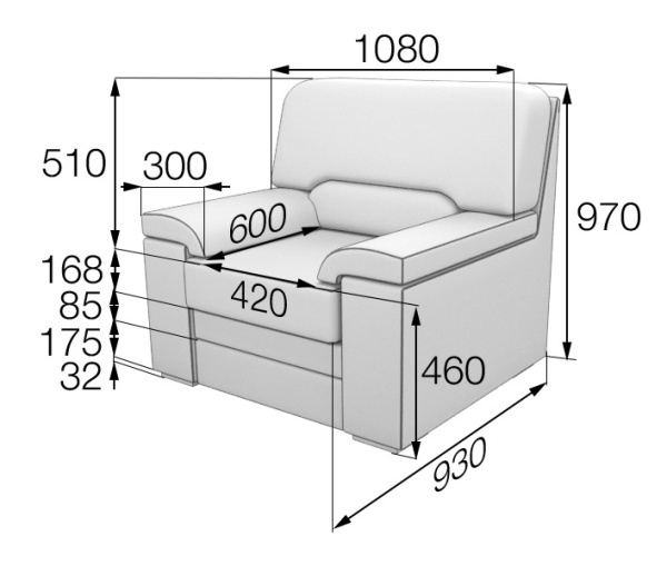 MVK16092 Кресло Ell1 Ecotex black MVK16092 Кресло Ell1 Ecotex black