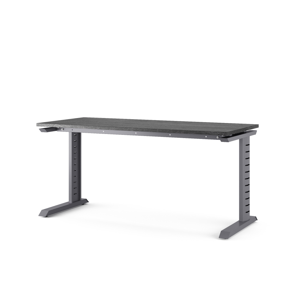 Стол офисный Kobor L2-120/60 graphite/wood