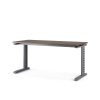 Стол офисный Kobor L2-120/80 graphite/charlston