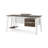 Стол офисный Kobor A-80/70 white/charlston