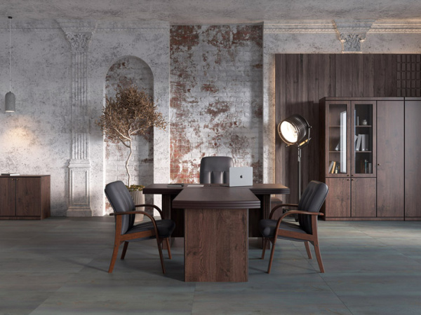 Кабинет руководителя Capital темный орех