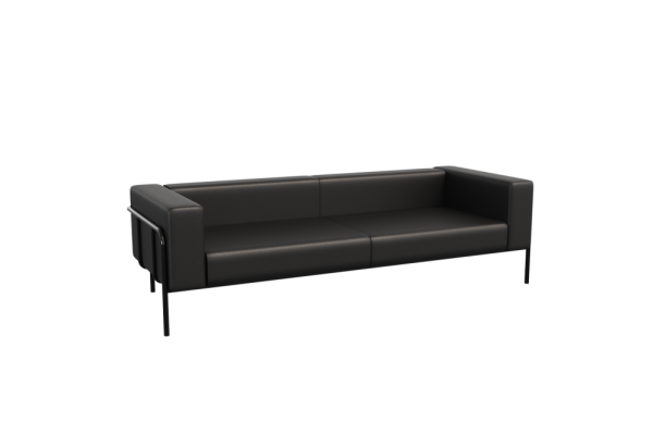Flex Диван трехместный FLX-3 Santorini 0401/Металл Черный 2100*915*690