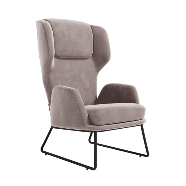 Pronto Кресло PRNT-01 Velutto 06/Металл Черный 680*760*1090