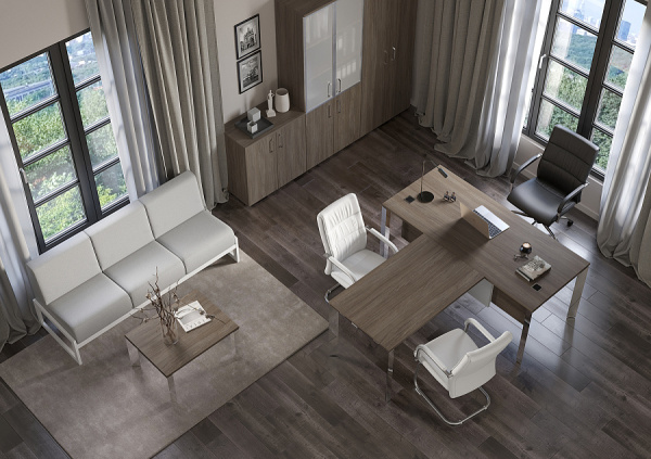 Кабинет руководителя ONIX DIRECT LUX Дуб Аризона Кабинет руководителя ONIX DIRECT LUX Дуб Аризона