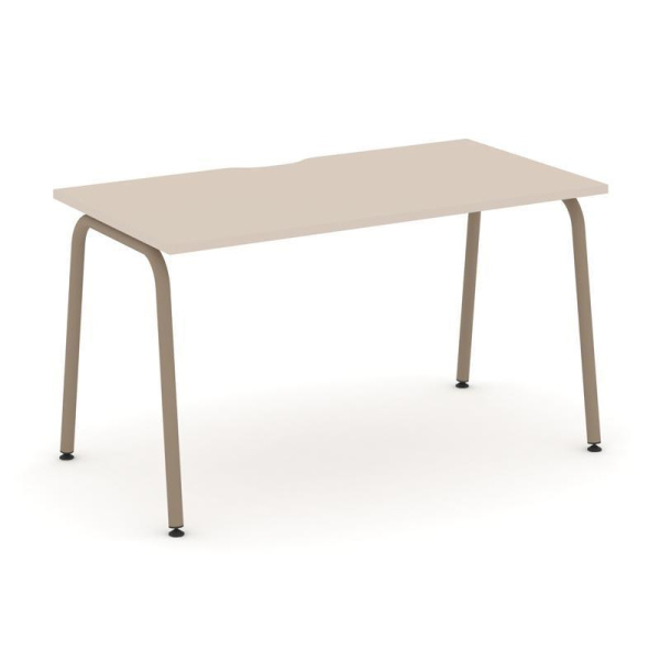 Estetica Стол рабочий ES.SP-3-VK Капучино/Металл Латте 1380*730*750 Estetica Стол рабочий ES.SP-3-VK Капучино/Металл Латте 1380*730*750