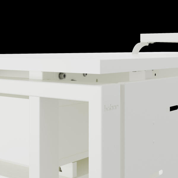 Стол офисный Kobor O2-140/80 white/premium Стол офисный Kobor O2-140/80 white/premium
