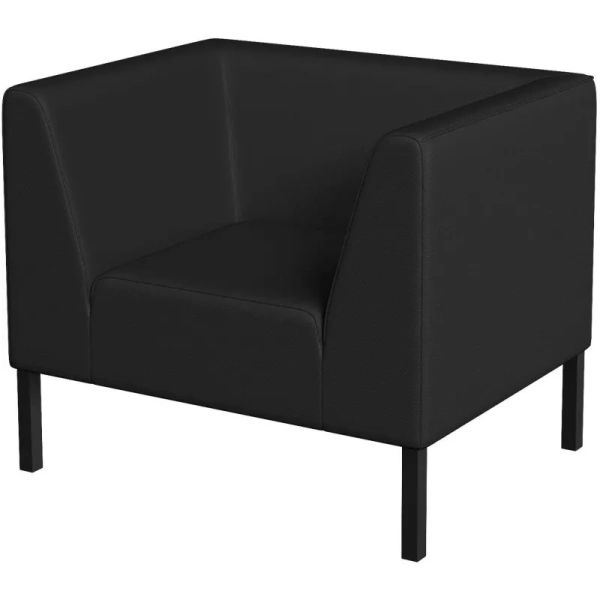 Кресло MV_Комус Мебель_Bonus (Rt1) к/з Or.16/Ec.3001 черн