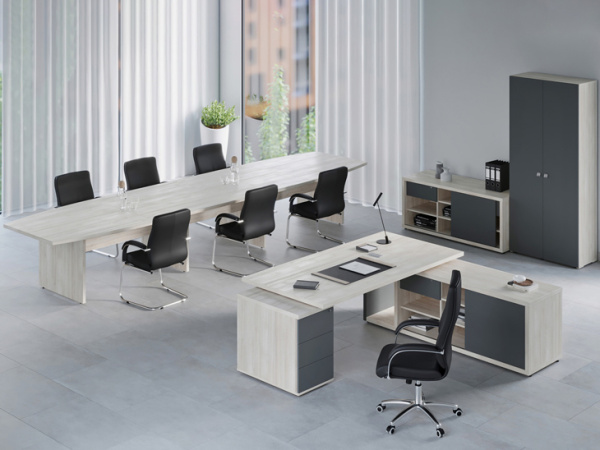 Кабинет руководителя Zion дуб шамони светлый Кабинет руководителя Zion дуб шамони светлый