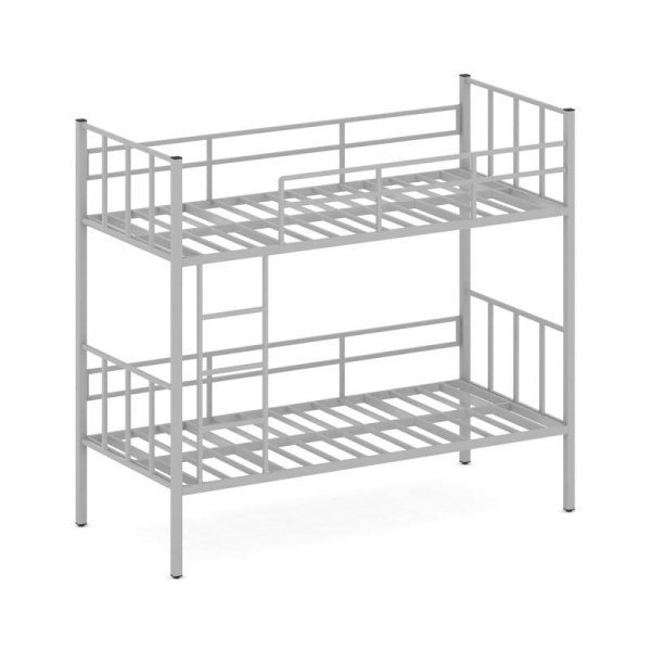 Overnight Кровать 2-х ярусная ON.MK2-002 Металл Серый 2075*950*1850 Overnight Кровать 2-х ярусная ON.MK2-002 Металл Серый 2075*950*1850