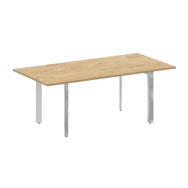 Onix Direct Lux Стол переговорный П-обр. м/к M-O.MP-PRG-19 Тиквуд Светлый/Нержавеющая Сталь/Хром 198 Onix Direct Lux Стол переговорный П-обр. м/к M-O.MP-PRG-19 Тиквуд Светлый/Нержавеющая Сталь/Хром 198