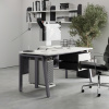 Стол офисный Kobor AB-120/80 graphite/premium
