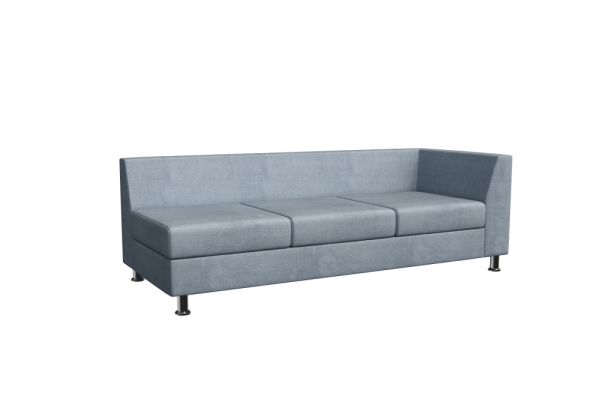 Prime Секция с подлокотником трехместная левая PR.SP-3 (L) Enzo 994 1850х770х720