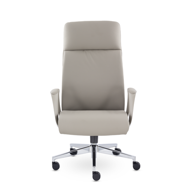 Кресло для руководителя Онтарио М-105 пластик/хром (кофейный)