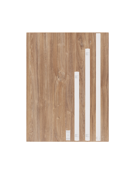 Стол обеденный SMART 900 белый, ЛДСП Дуб Канзас, 90x65x75