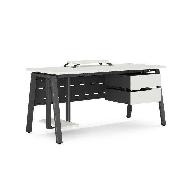 Стол офисный Kobor A-140/60 black/premium Стол офисный Kobor A-140/60 black/premium