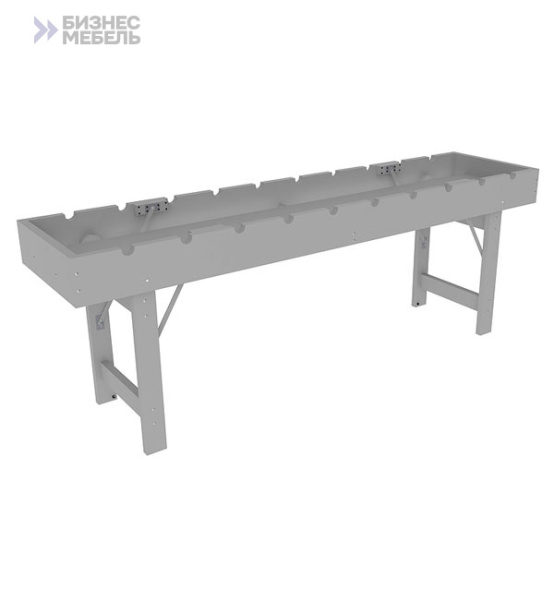 Стол для чистки оружия СТД82 серый Приказ 333