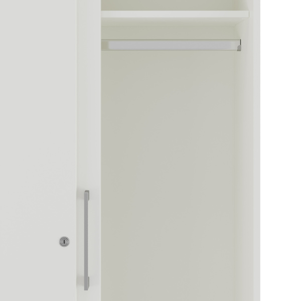 Шкаф-купе гардероб Kobor HKG/5-120/60/M white/premium