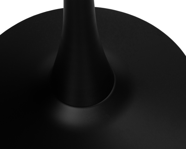 Стол барный MIA BAR (черная столешница, черное основание)