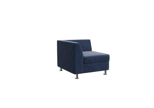 Prime Секция с подлокотником одноместная правая PR.SP-1 (R) Kardif 028 750х770х720