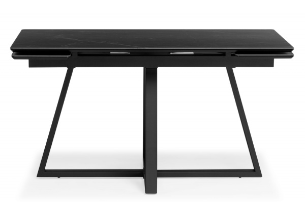 Керамический стол Памелла 140(200)х80 черный мрамор shakespeare black / черный Керамический стол Памелла 140(200)х80 черный мрамор shakespeare black / черный