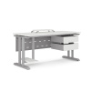 Стол офисный Kobor T-80/60 aluminum/premium