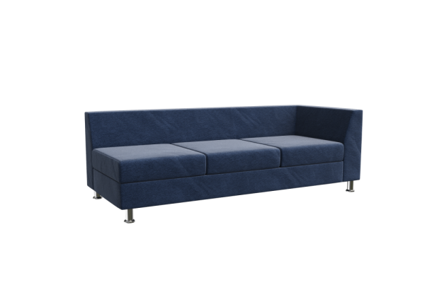 Prime Секция с подлокотником трехместная левая PR.SP-3 (L) Kardif 028 1850х770х720