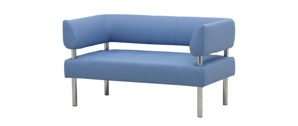 Диван двухместный с подлокотниками Бизнес Диван двухместный с подлокотниками Бизнес