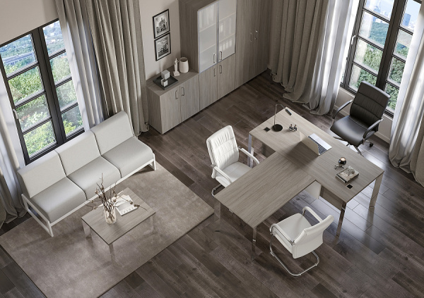 Кабинет руководителя ONIX DIRECT LUX Дуб Аттик Кабинет руководителя ONIX DIRECT LUX Дуб Аттик