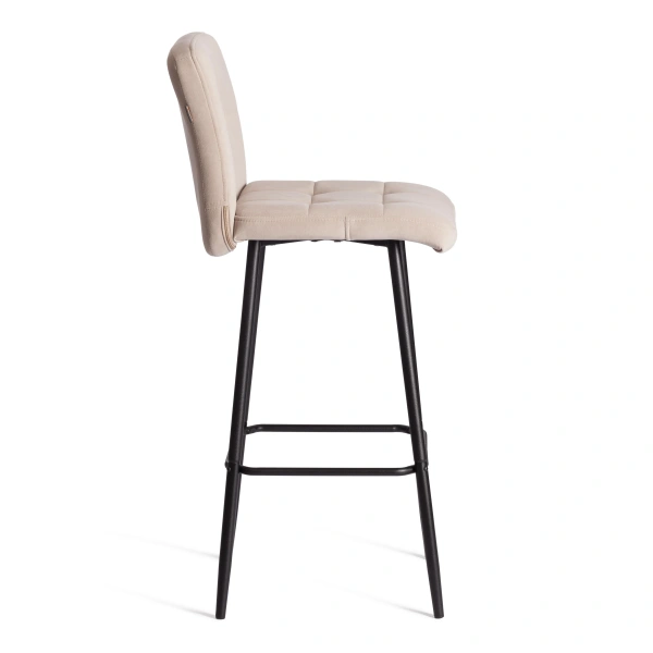 Барный стул Medeo/Медео велюр, бежевый, 7, 45х56х113 см