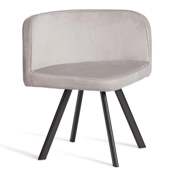 Комплект (стол, 4 стула) QUADRON (mod. PT14) Стол: МДФ/металл, стул: металл/велюр, 100х100х73 см, 69х56х71 см, Light-grey(св-серый) HLR-14/чёрный Комплект (стол, 4 стула) QUADRON (mod. PT14) Стол: МДФ/металл, стул: металл/велюр, 100х100х73 см, 69х56х71 см, Light-grey(св-серый) HLR-14/чёрный