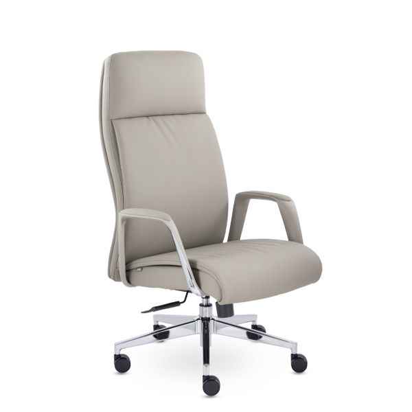 Кресло для руководителя Онтарио М-105 пластик/хром (кофейный)