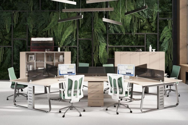 Мебель для персонала Genesis Operative Серый Камень Мебель для персонала Genesis Operative Серый Камень