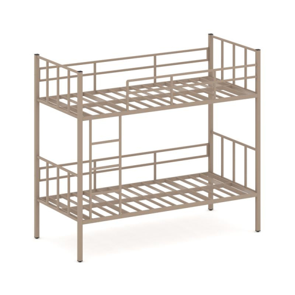 Overnight Кровать 2-х ярусная ON.MK2-002 Металл Латте 2075*950*1850 Overnight Кровать 2-х ярусная ON.MK2-002 Металл Латте 2075*950*1850