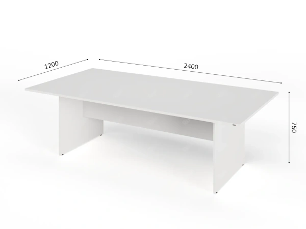 UNITY PОКС-12/24 БЕЛЫЙ Конференц стол прямоугольный Универсальный 2400х1200х750 UNITY PОКС-12/24 БЕЛЫЙ Конференц стол прямоугольный Универсальный 2400х1200х750