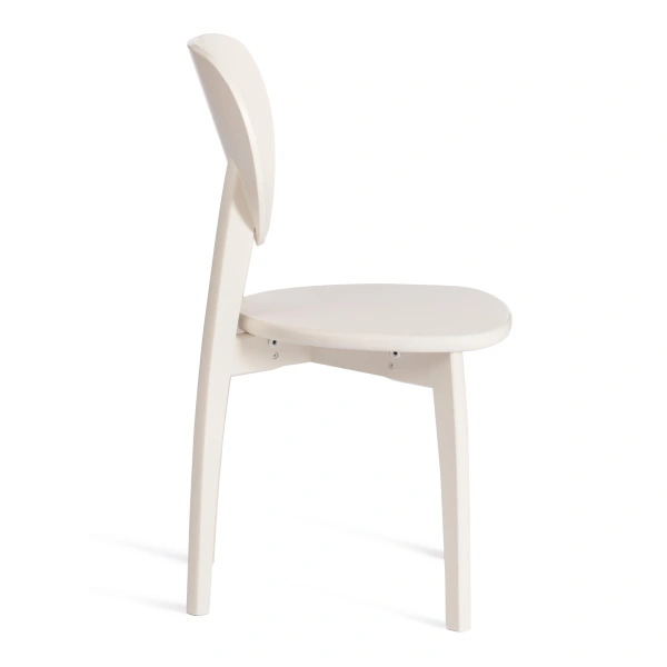 Стул DIAMANTE жесткое сидение бук, 42 х 42 х 85 см, ivory white