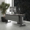 Стол офисный Kobor L2-80/80 aluminum/chicago