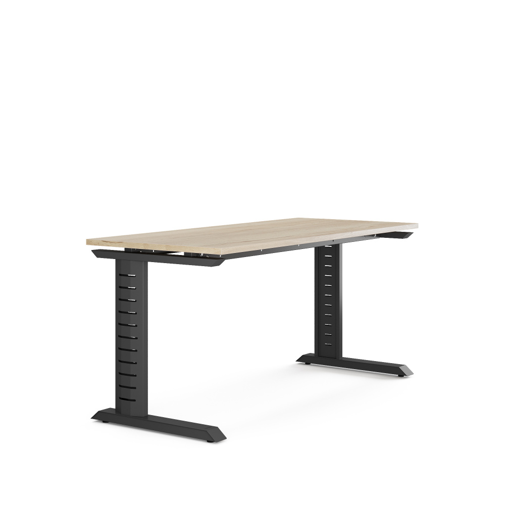 Стол офисный Kobor L2-80/70 black/natural