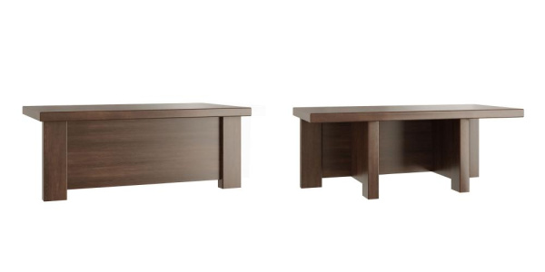 Davos Стол письменный 200x100x76 дуб шоколад