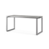 Стол офисный Kobor O1-80/70 aluminum/chicago