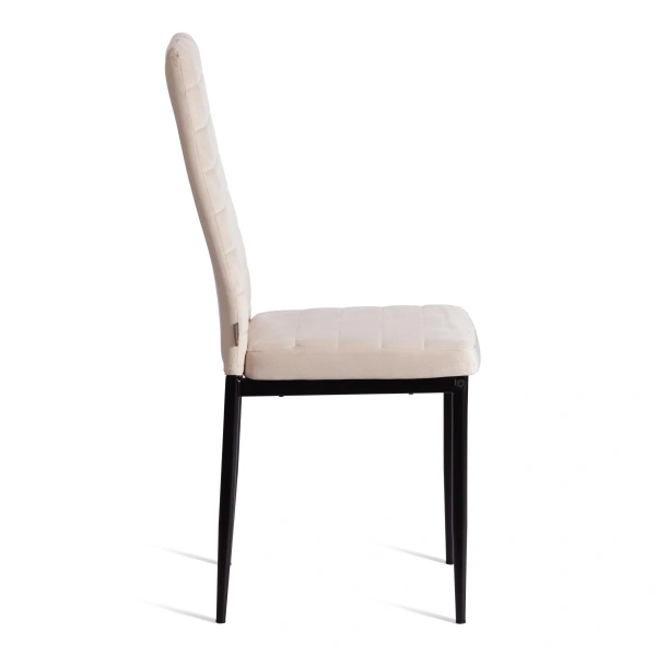 Стул Easy (mod. JSC02-1) металл, флок, 41 х 52 х 96 см, beige (молочный) HLR2 / черный Стул Easy (mod. JSC02-1) металл, флок, 41 х 52 х 96 см, beige (молочный) HLR2 / черный