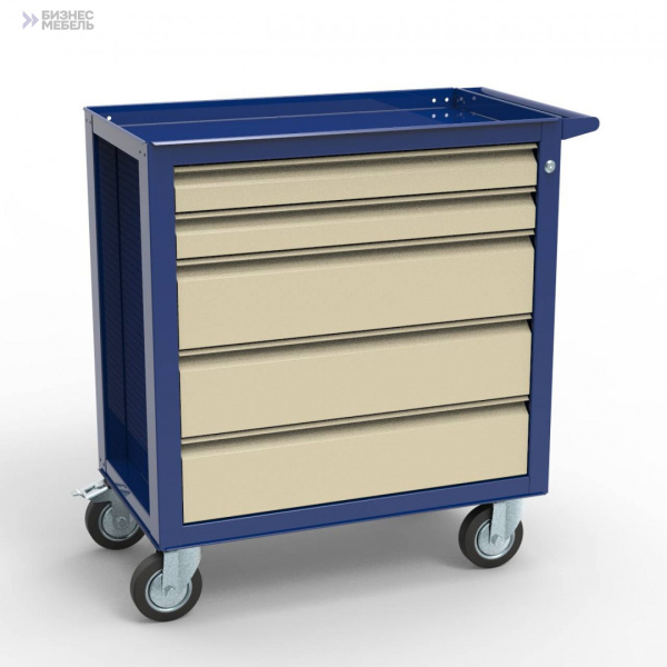Тележка на пять выдвижных ящиков - СТИ-02.05 Тележка на пять выдвижных ящиков - СТИ-02.05